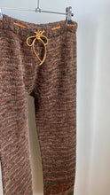 Load image into Gallery viewer, Knit Pants - Brown Patterned