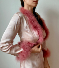 Load image into Gallery viewer, 1960's / 70's Silk Pink Dress & Bolero Set