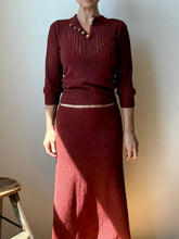 Load image into Gallery viewer, 1940’s knit set