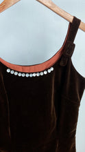 Load image into Gallery viewer, 1940's brown suede top
