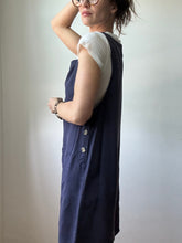 Load image into Gallery viewer, Navy jumper dress