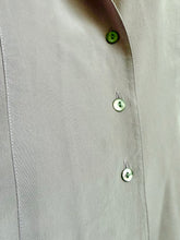 Load image into Gallery viewer, Lavender silk button up