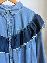 Load image into Gallery viewer, Jean Shirt with Trim
