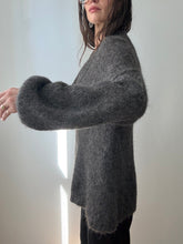 Load image into Gallery viewer, Grey V-neck Sweater