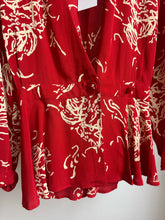 Load image into Gallery viewer, Patterned Peplum Blouse