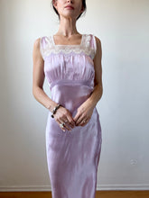 Load image into Gallery viewer, 1940s Lavender slip dress