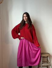 Load image into Gallery viewer, Pink eyelet skirt