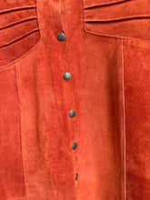 Load image into Gallery viewer, 1970's terracotta suede Skirt