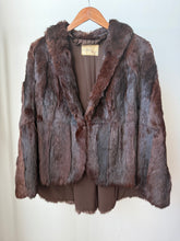 Load image into Gallery viewer, 1940s Mink Fur cape coat