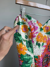 Load image into Gallery viewer, Vintage Silk & Sequin Floral Mini