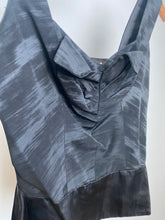 Load image into Gallery viewer, 50's / 60's black peplum