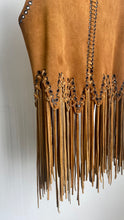 Load image into Gallery viewer, Leather Fringe Vest