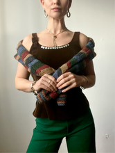 Load image into Gallery viewer, 1940's brown suede top