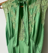 Load image into Gallery viewer, 1930’s Silk and Lace slip dress