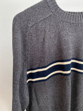 Load image into Gallery viewer, Grey / Navy Sweater