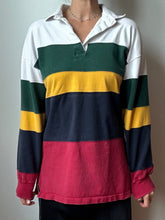 Load image into Gallery viewer, Striped Rugby Polo