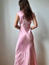 Load image into Gallery viewer, 1930's Pink silk slip dress