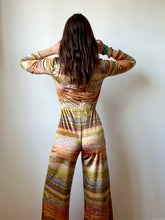 Load image into Gallery viewer, 70's Retro printed pantsuit
