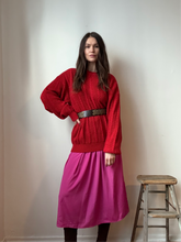 Load image into Gallery viewer, Pink eyelet skirt