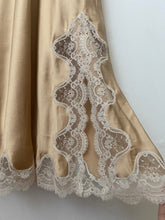 Load image into Gallery viewer, 1970's Champagne silk slip dress