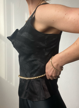 Load image into Gallery viewer, 50's / 60's black peplum