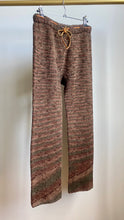 Load image into Gallery viewer, Knit Pants - Brown Patterned