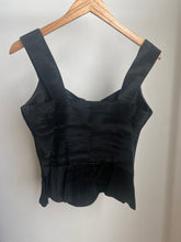 Load image into Gallery viewer, 50's / 60's black peplum