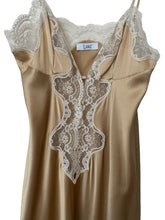 Load image into Gallery viewer, 1970's Champagne silk slip dress