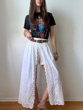 Load image into Gallery viewer, White eyelet skirt