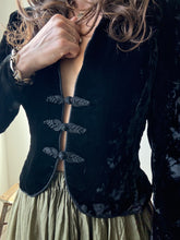 Load image into Gallery viewer, 1990s fitted frog-style button coat