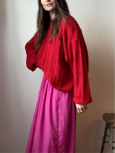 Load image into Gallery viewer, Red knit sweater