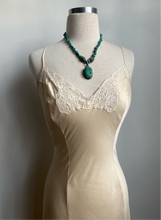 Load image into Gallery viewer, Silk & Lace Slip Dress