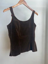 Load image into Gallery viewer, 1940's brown suede top
