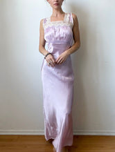 Load image into Gallery viewer, 1940s Lavender slip dress