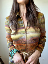 Load image into Gallery viewer, 70's Retro printed pantsuit