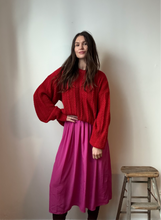 Load image into Gallery viewer, Pink eyelet skirt