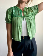 Load image into Gallery viewer, Hand Dyed 1930's Bed Jacket