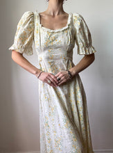 Load image into Gallery viewer, Yellow Floral boho dress