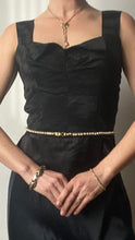 Load image into Gallery viewer, 50's / 60's black peplum