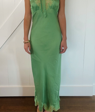 Load image into Gallery viewer, 1930’s Silk and Lace slip dress