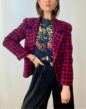 Load image into Gallery viewer, Red & Purple Blazer