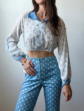 Load image into Gallery viewer, 1040's reworked floral blouse