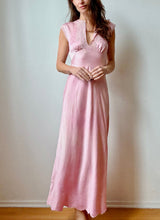 Load image into Gallery viewer, 1930's Pink silk slip dress