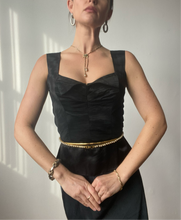 Load image into Gallery viewer, 50's / 60's black peplum