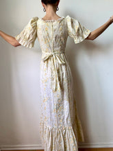 Load image into Gallery viewer, Yellow Floral boho dress