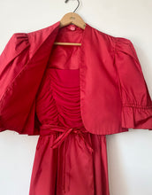 Load image into Gallery viewer, Late 1970s dress & matching bolero