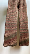 Load image into Gallery viewer, Knit Pants - Brown Patterned