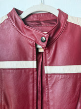 Load image into Gallery viewer, Red leather jacket