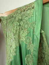 Load image into Gallery viewer, 1930’s Silk and Lace slip dress
