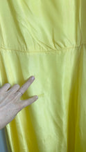 Load image into Gallery viewer, Vintage Yellow Slip Dress